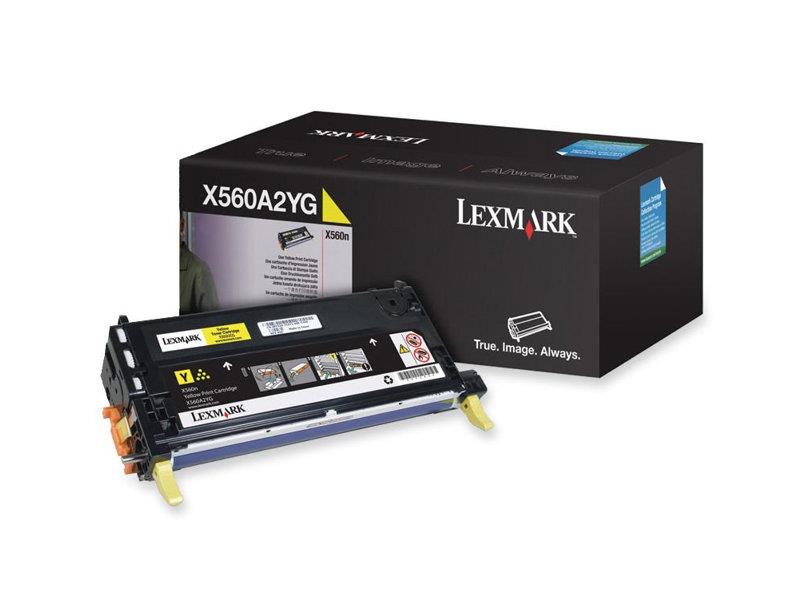 Lexmark X560 4K gele printcartridge