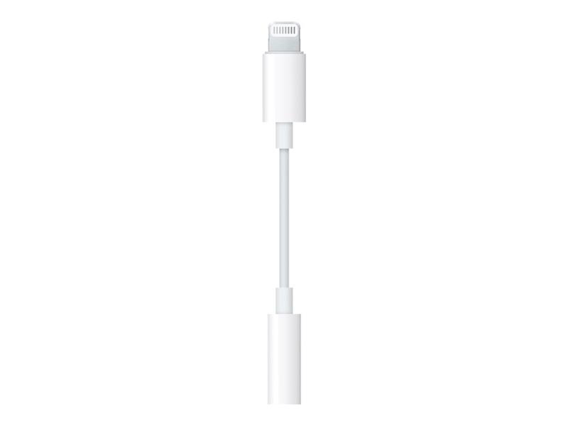  Apple Lightning to 3 5MM Female Adapter Cable White