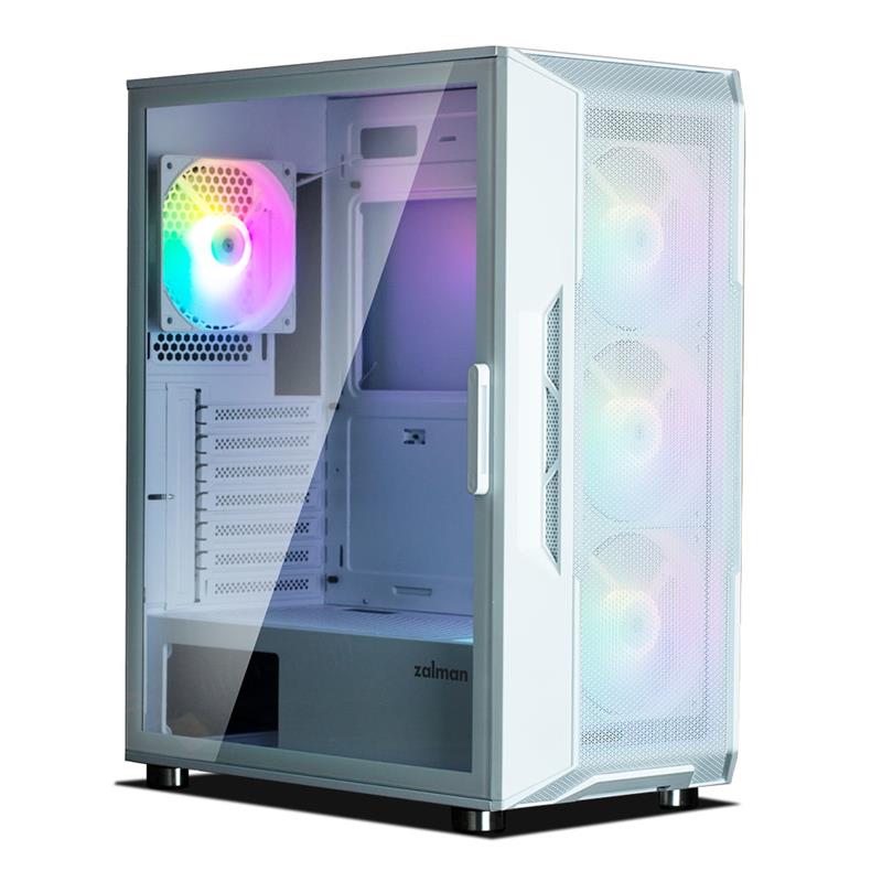 Zalman I3 NEO WHITE computerbehuizing Midi Tower Wit