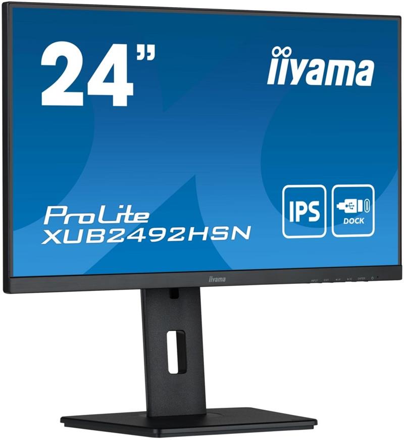 iiyama ProLite XUB2492HSN-B5 LED display 61 cm (24"") 1920 x 1080 Pixels Full HD Zwart