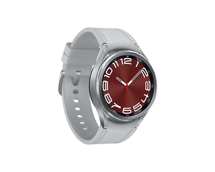 Samsung Galaxy Watch6 Classic SM-R955F 3,3 cm (1.3"") OLED 43 mm Digitaal 432 x 432 Pixels Touchscreen 4G Zilver Wifi GPS