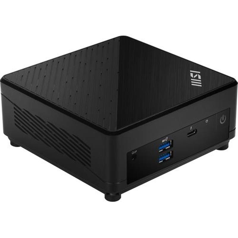 MSI Cubi 5 12M-001BEU 0.66L sized PC Zwart Intel SoC i7-1255U