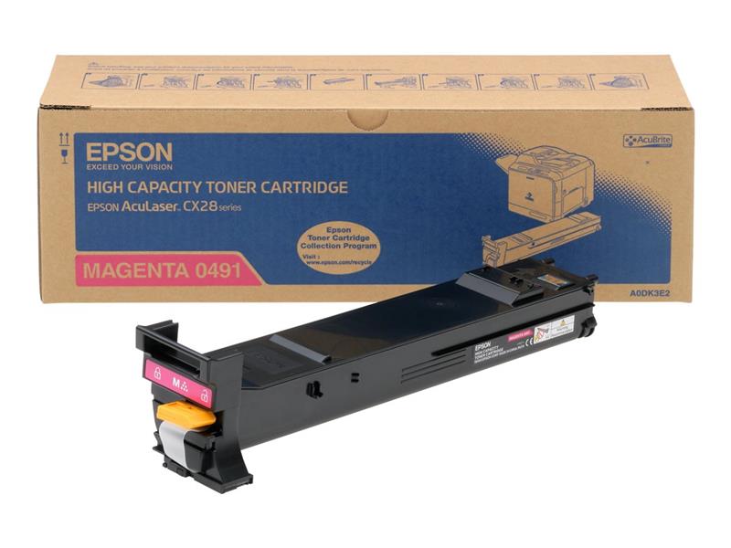 Epson Toner magenta S050491 AcuBrite Hoge capaciteit