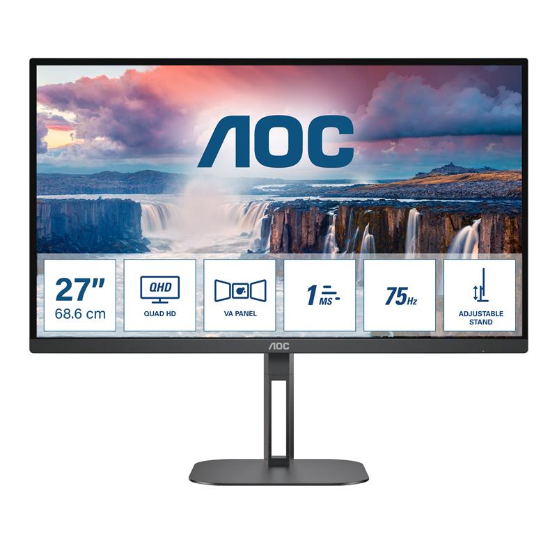 V5 Series - 27 inch - Quad HD VA LED Monitor - 2560x1440 - Pivot HAS Speakers