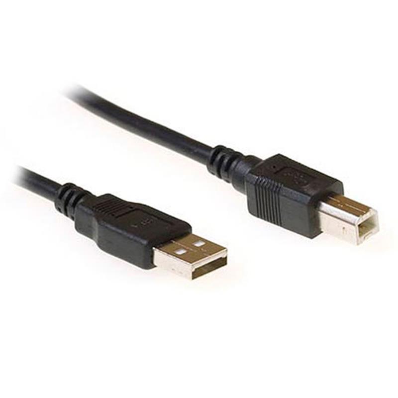 Ewent EC2402 USB-kabel 1,8 m 2.0 USB A USB B Zwart