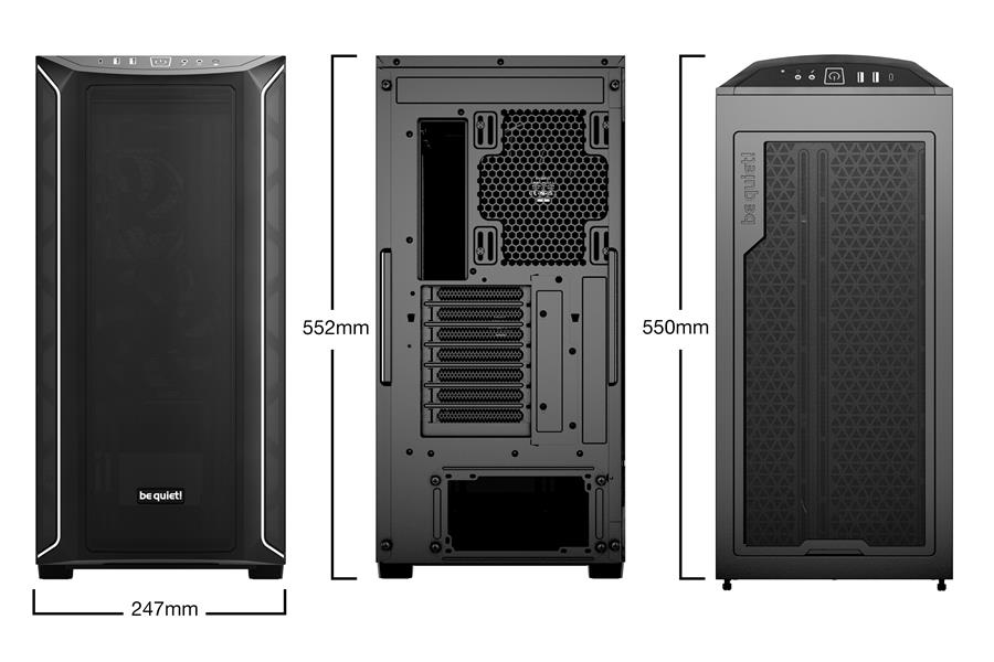 be quiet! Shadow Base 800 DX Black Midi Tower Zwart