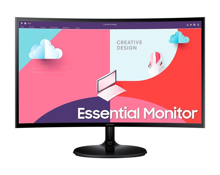 Samsung LCD C24F364EAU 24 black