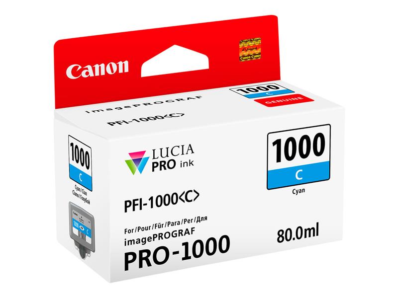 Canon PFI-1000 C Origineel Cyaan