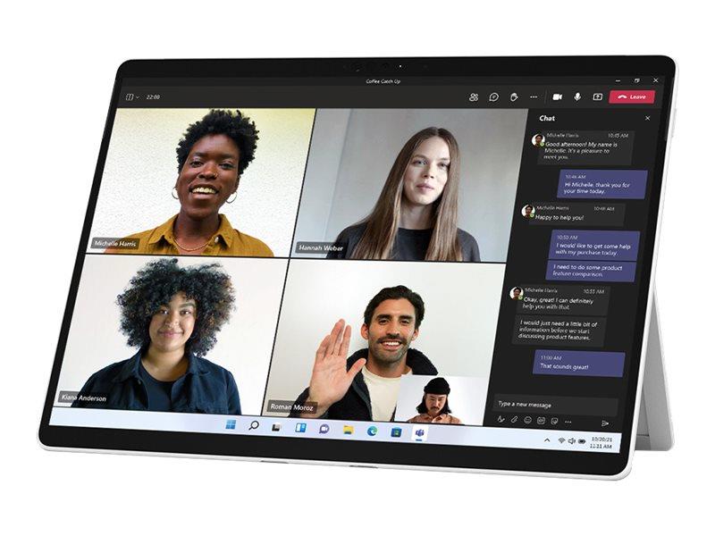 Microsoft Surface Pro 8 4G LTE 256 GB 33 cm (13"") Intel® 11de generatie Core™ i5 8 GB Wi-Fi 6 (802.11ax) Windows 10 Pro Platina