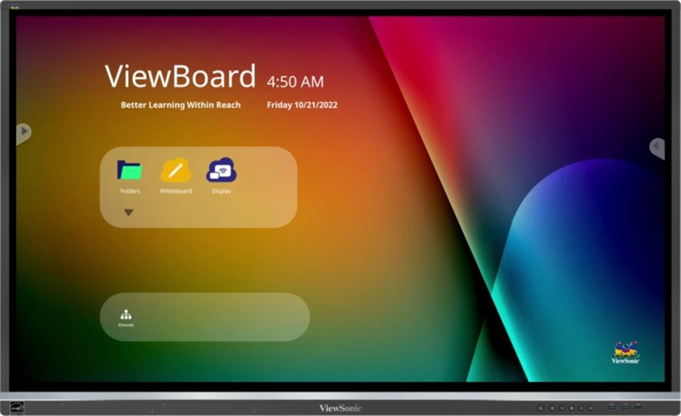 ViewBoard 50serie touchscreen - 55inch - 4K - IR 400 nits - Android 11 0 - 2x15W sub 16W - USB-C - 4GB Ram - 32GB