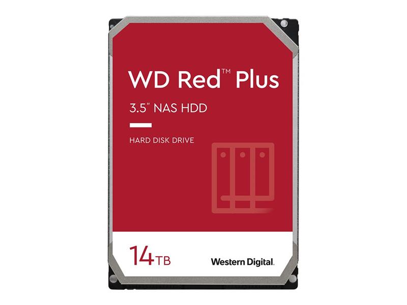 Western Digital RED PLUS HDD 14TB 3 5 SATA3 5400 RPM 256 MB 215 MB s