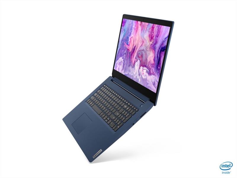 Lenovo IdeaPad 3 Notebook 43,9 cm (17.3"") Full HD Intel® Core™ i7 8 GB DDR4-SDRAM 256 GB SSD Wi-Fi 5 (802.11ac) Windows 10 Home Blauw
