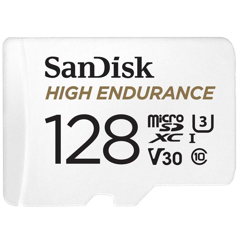 SANDISK HIGH ENDURANCE MICROSD CARD 128G