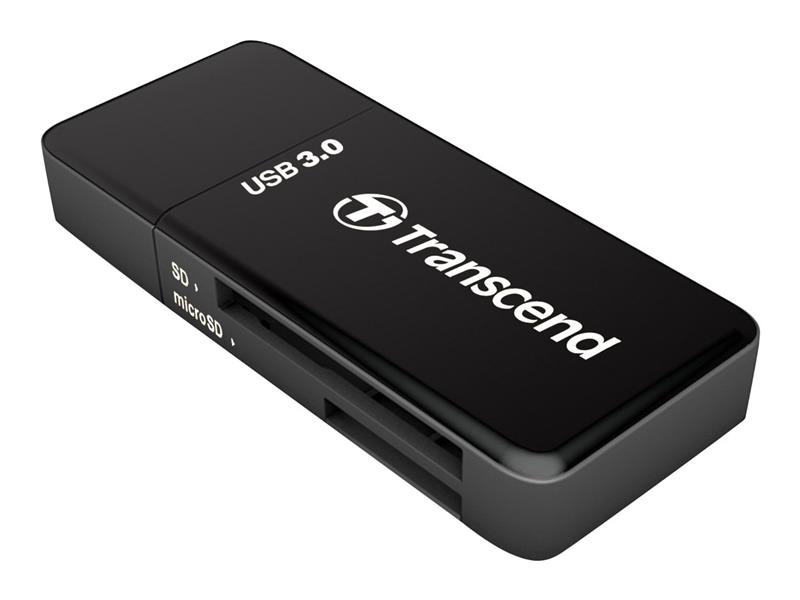 TRANSCEND USB3 0 SD mSD Card Reader Zwar