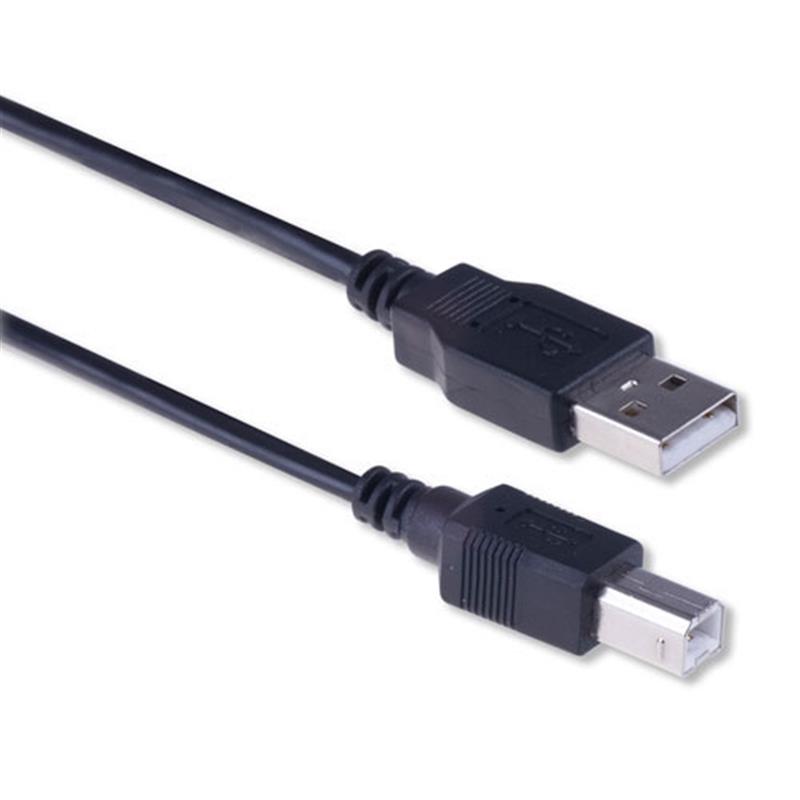 Ewent EW9625 USB-kabel 0,9 m 2.0 USB A USB B Zwart