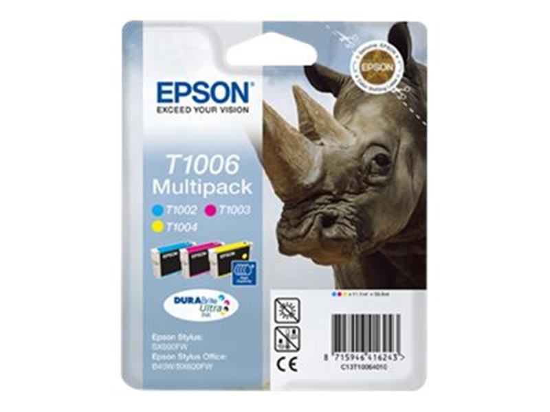 Epson Rhino Multipack 3-kleur T1006 DURABrite Ultra Ink