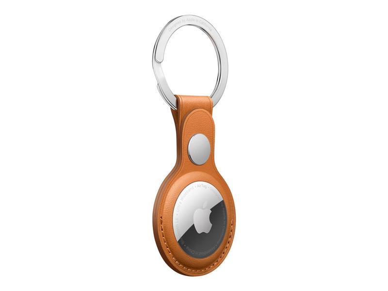 APPLE AirTag Lth Key Ring Golden Brown