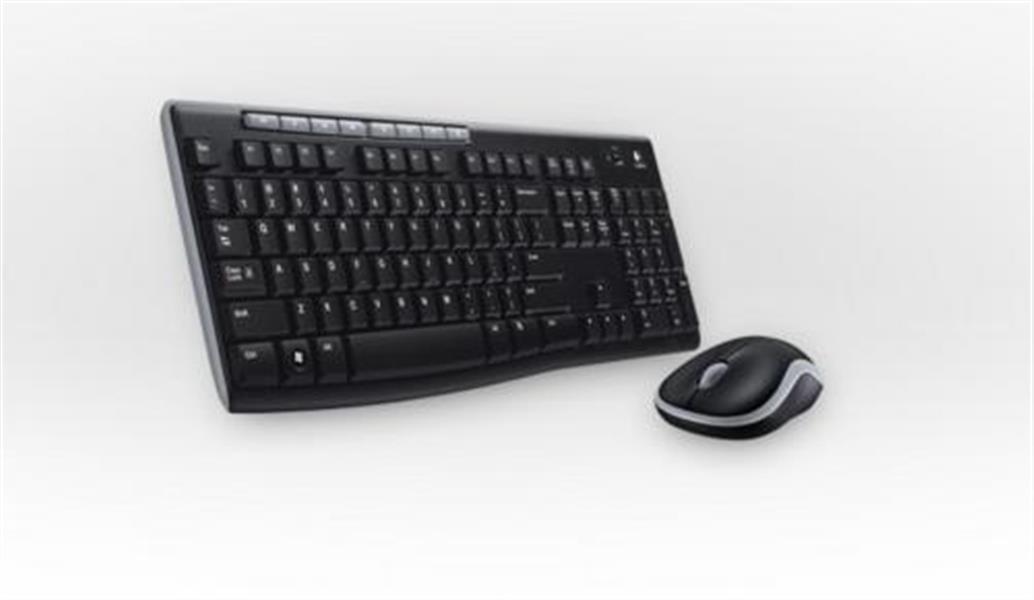 Logitech MK270 toetsenbord RF Draadloos QWERTY Tsjechisch, Polijsten, Turks Zwart, Zilver