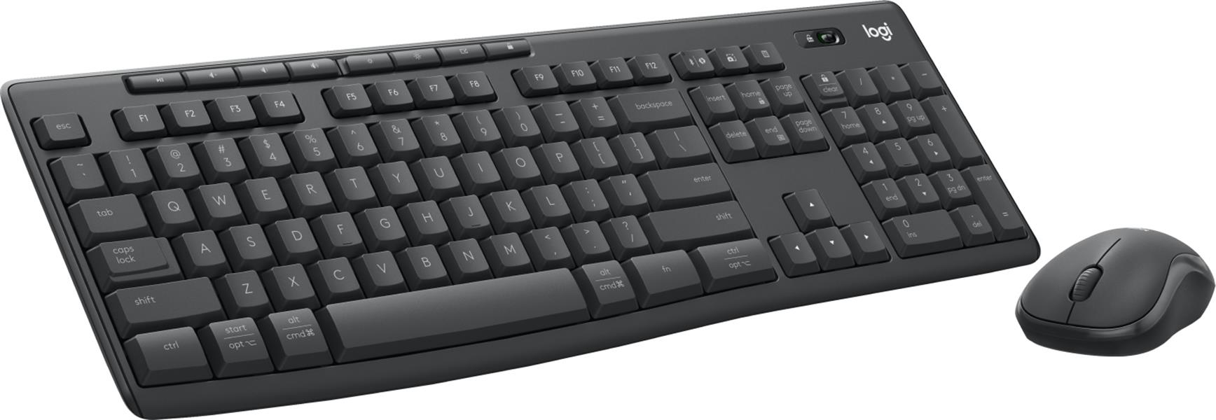 Logitech MK370 Combo for Business toetsenbord Inclusief muis RF-draadloos + Bluetooth QWERTY Italiaans Grafiet