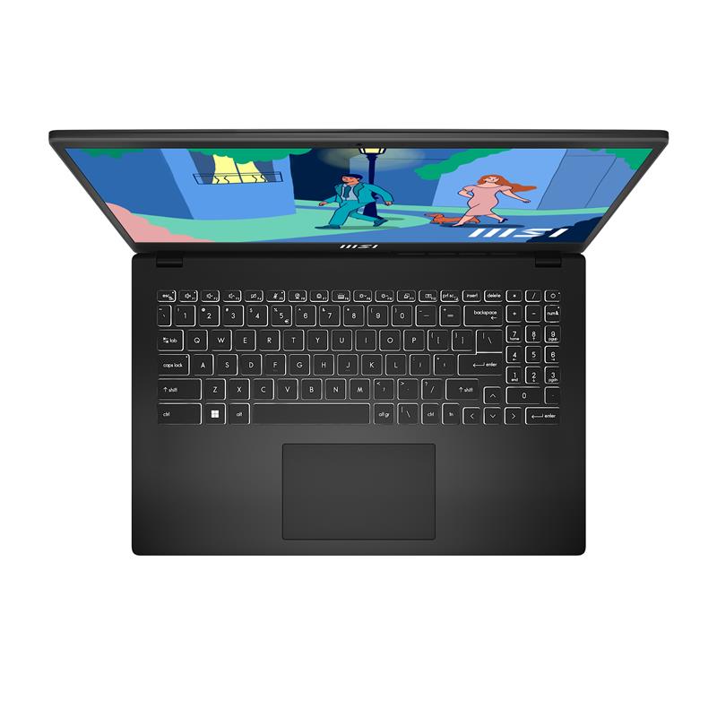 MSI Modern 15 B7M-047NL 7530U Notebook 39,6 cm (15.6"") Full HD AMD Ryzen™ 5 8 GB DDR4-SDRAM 512 GB SSD Wi-Fi 6E (802.11ax) Windows 11 Zwart