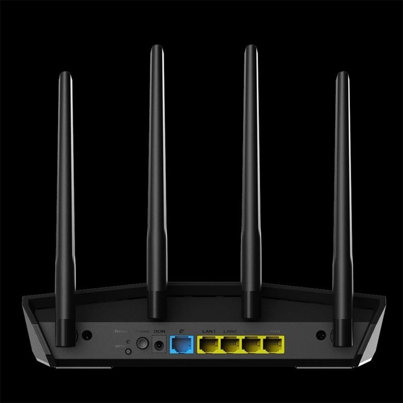 ASUS RT-AX55 draadloze router Dual-band (2.4 GHz / 5 GHz) Gigabit Ethernet Zwart
