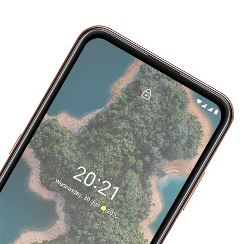 Nokia X10 X20 Full Cover Tempered Glass - Screenprotector - Black
