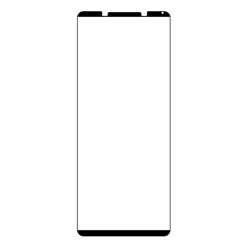 Sony Xperia 1 III - Full Cover Screenprotector Tempered Glass - Black