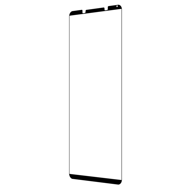 Sony Xperia 1 III - Full Cover Screenprotector Tempered Glass - Black