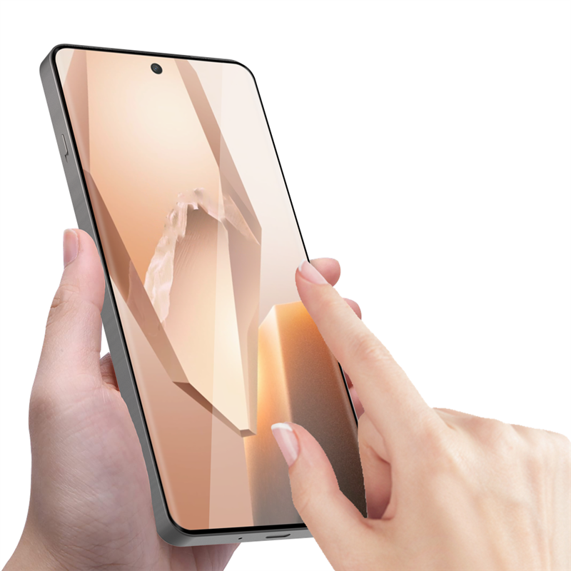 OnePlus 13R - Full Cover Screenprotector Tempered Glass - Black