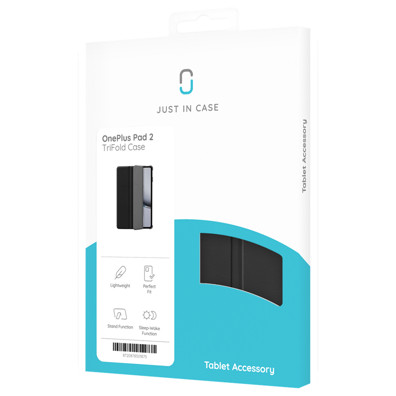 OnePlus Pad 2 - TriFold Smart Book Case - Black