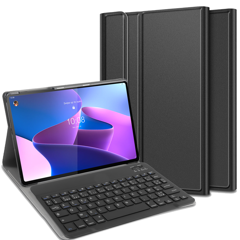 Lenovo Tab P12 Pro - Premium Bluetooth Keyboard Cover Azerty