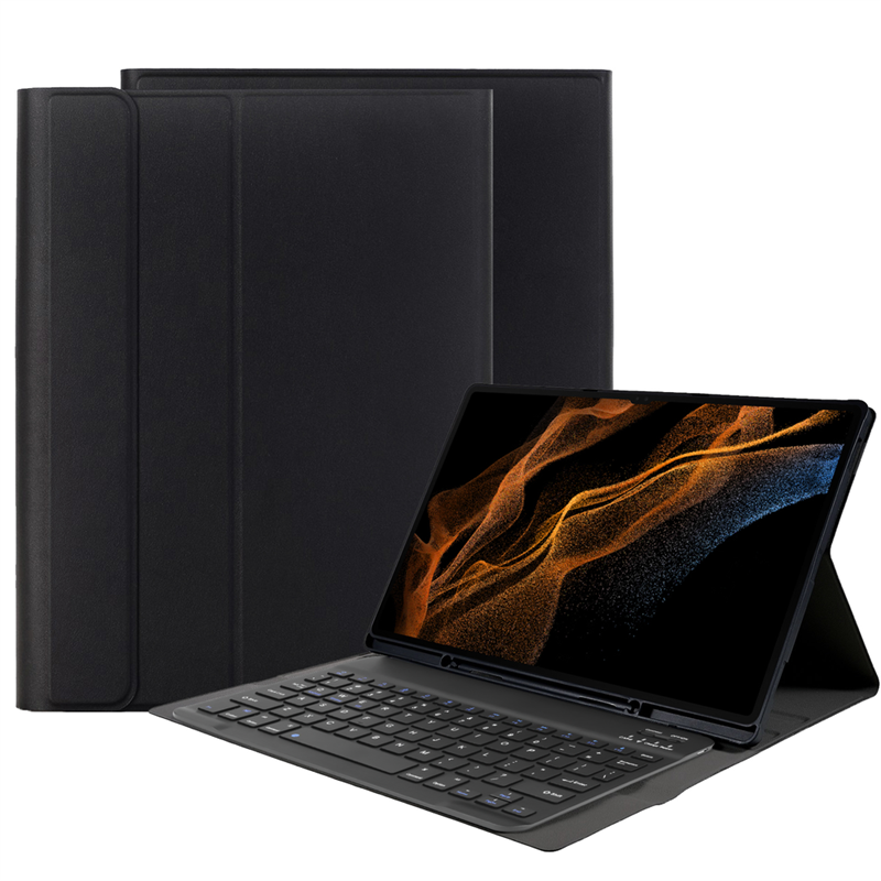 Samsung Galaxy Tab S8 Ultra - Premium Bluetooth Keyboard Cover Qwerty