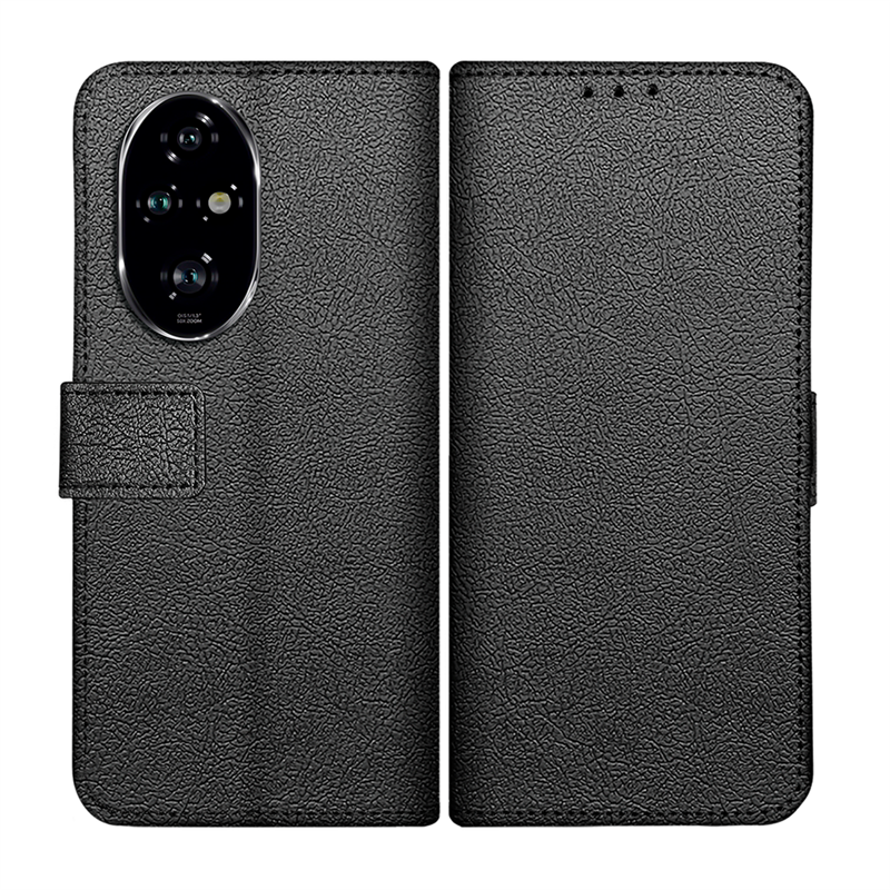 Honor 200 Pro - Classic Wallet Case - Black