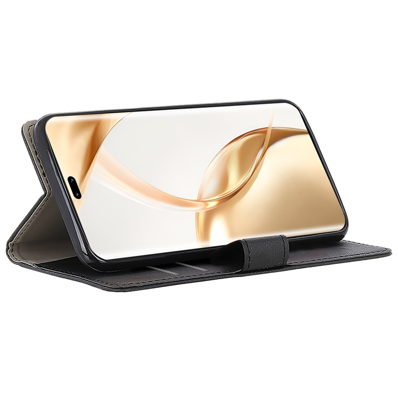 Honor 200 Pro - Classic Wallet Case - Black