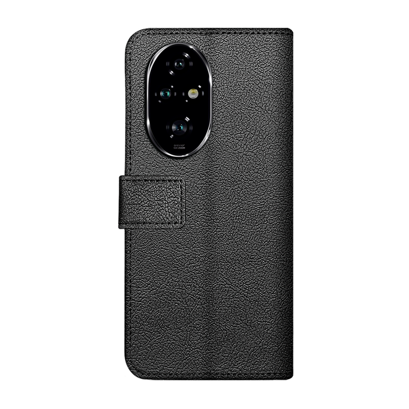 Honor 200 Pro - Classic Wallet Case - Black