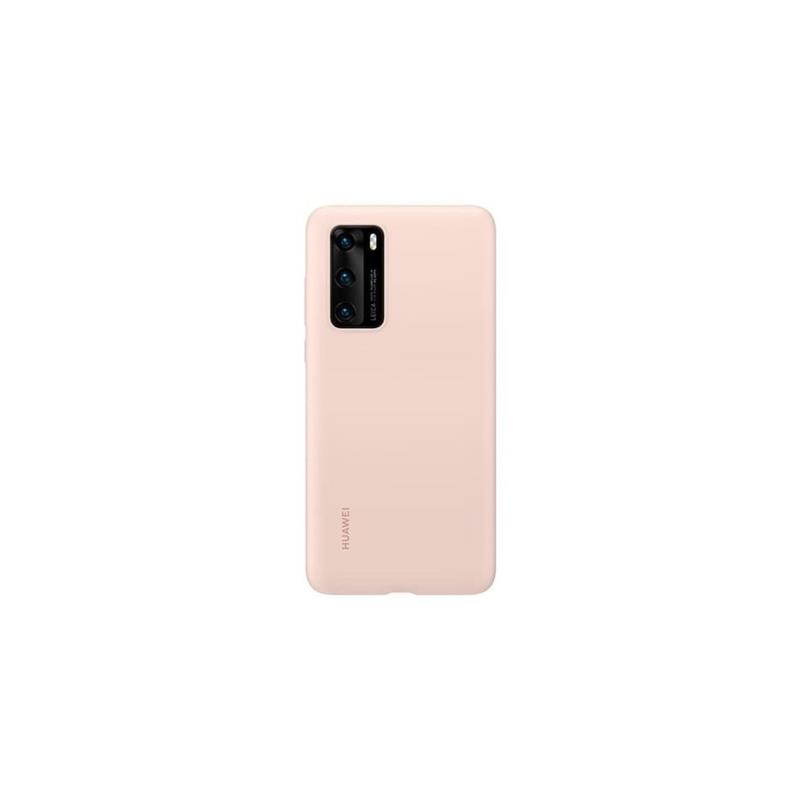 Huawei P40 Silicon Protective Case Pink - 