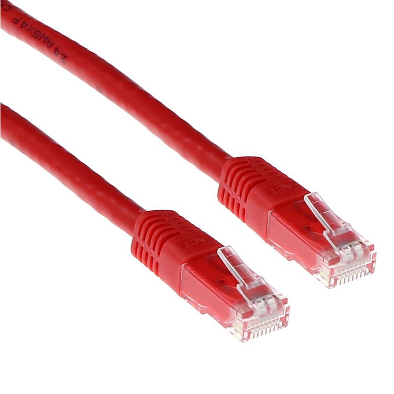 ACT CAT5E UTP patchkabel rood