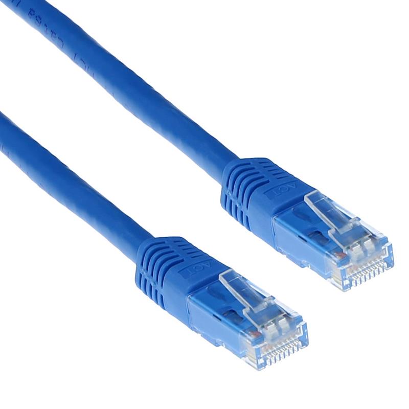 ACT CAT6 UTP LSZH (IB9600) 0.5m netwerkkabel Blauw 0,5 m