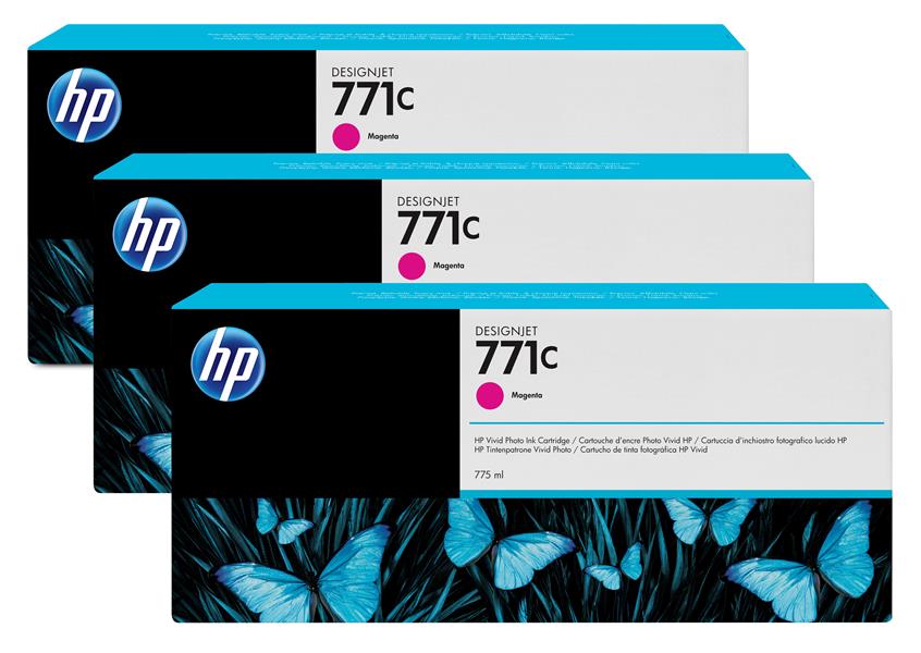 HP 771C Origineel Magenta Multipack