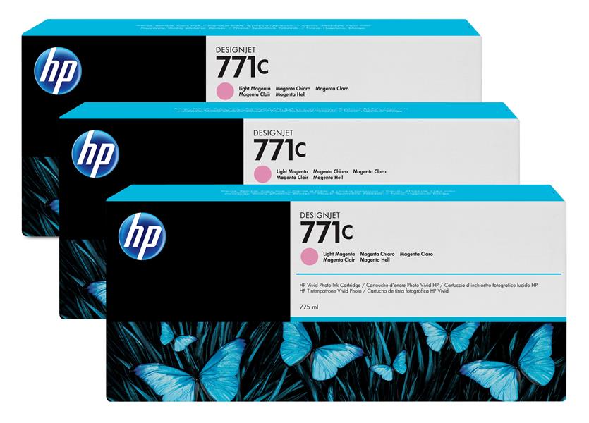 HP 771C Origineel Lichtmagenta Multipack