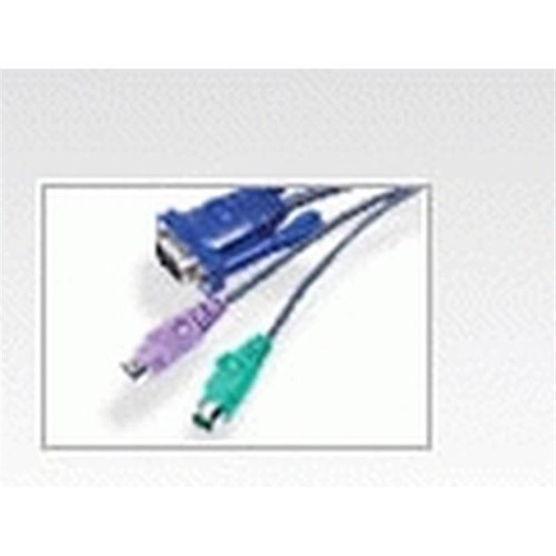 Aten 1.8M PS/2 KVM Kabel met 3 in 1 SPHD