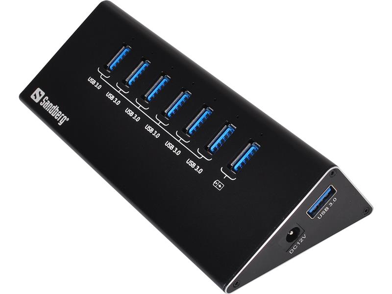 Sandberg USB 3.0 Hub 6+1 ports