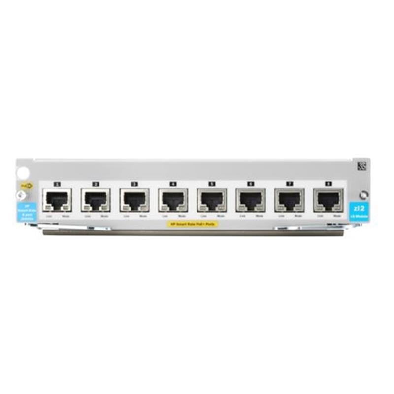 Aruba 8-port 1 2 5 5 10GBASE-T PoE v3 zl2 Module