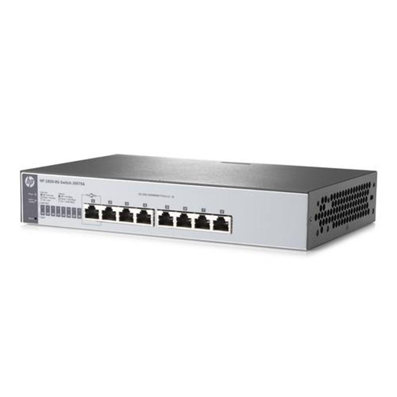 Hewlett Packard Enterprise 1820-8G Managed L2 Gigabit Ethernet 10 100 1000 Grijs 1U