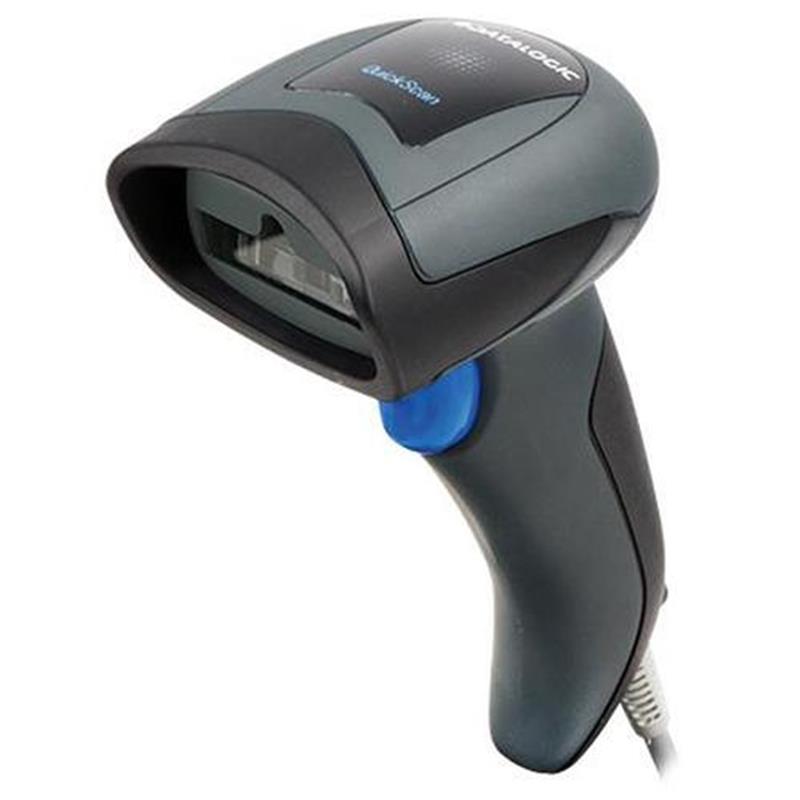 QuickScan Handheld Barcode Scanner Kit - Scanner Cable - Black- 270 scan s - 1D - Imager