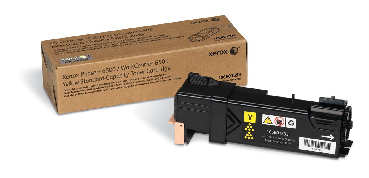 Xerox Phaser 6500/Wc 6505, Standaard Tonercartridge, Geel (1.000 PaginaS)