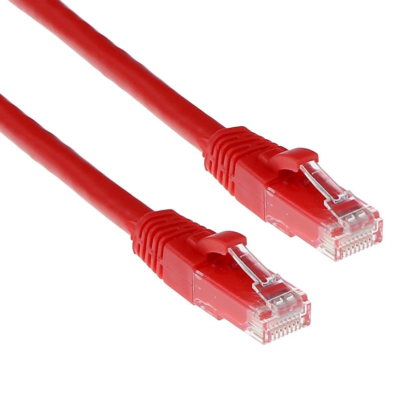 ACT IS8501 netwerkkabel Rood 1 m Cat6 U/UTP (UTP)