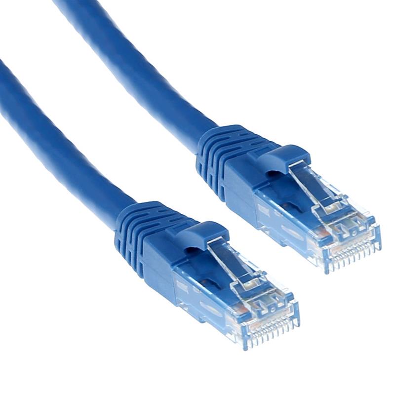 ACT IS8600 netwerkkabel Blauw 0,5 m Cat6 U/UTP (UTP)