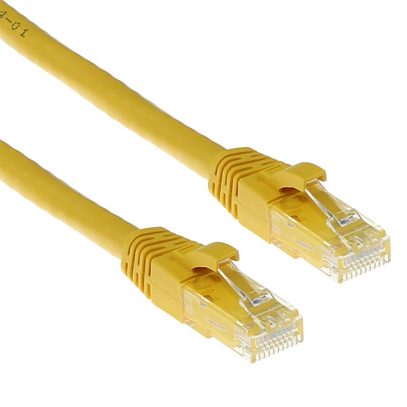 ACT IS8851 netwerkkabel Geel 1,5 m Cat6 U/UTP (UTP)
