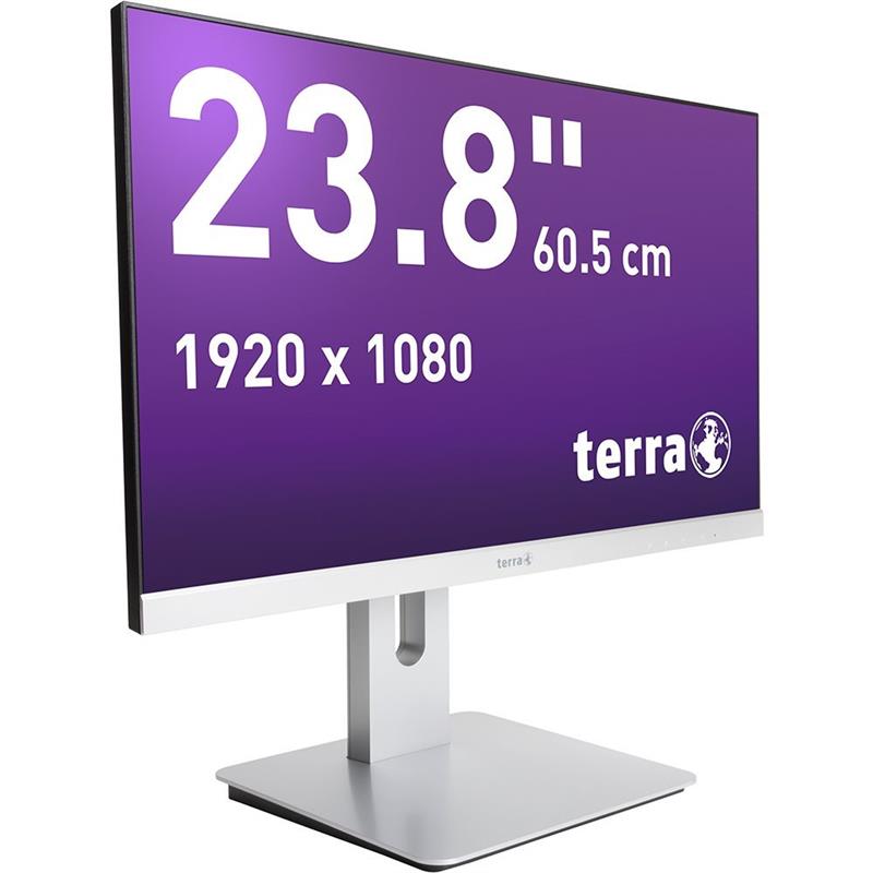 TERRA LCD/LED 2462W PV V2 silber DP/HDMI GREENLINE PLUS